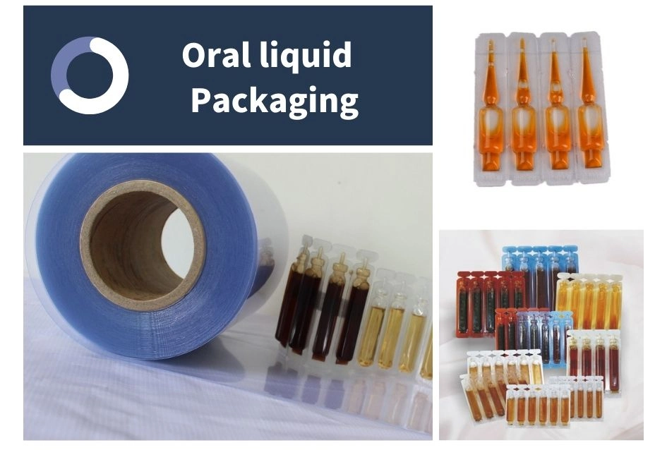 Suppository/Oral Liquid Packaging 345mm Width PVC/PE Laminated Composite Film